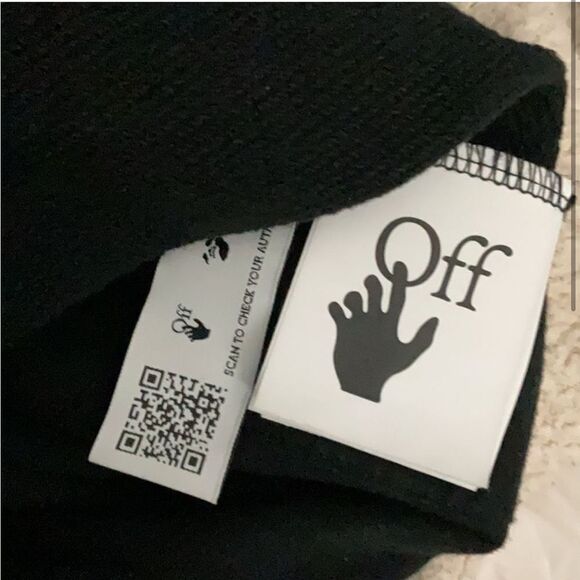 NWT 695.00 OFF WHITE Rainbow Sweatpants in Black Multi SIZE  XXS - Picture 3 of 7